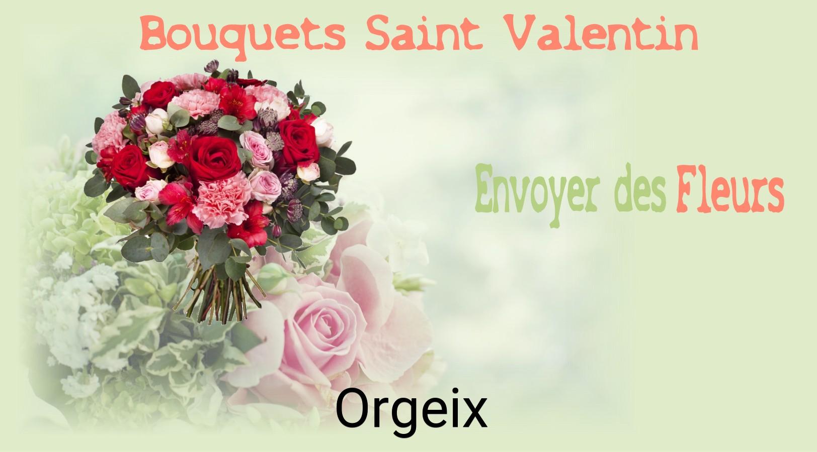 Roses de Saint-Valentin livrées à Orgeix